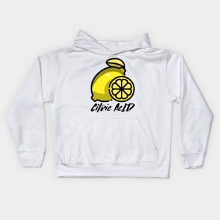 Lemon Citric Yummy Tangy Kids Hoodie